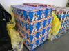 Pallet of frosted flakes and some Quaker oats