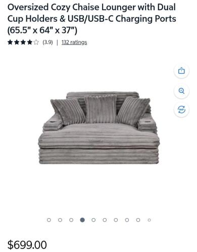 Cheers oversize cozy CHAISE