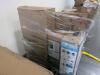 Table, swimming pool, pole protector, chairs, black electric fireplace - 2