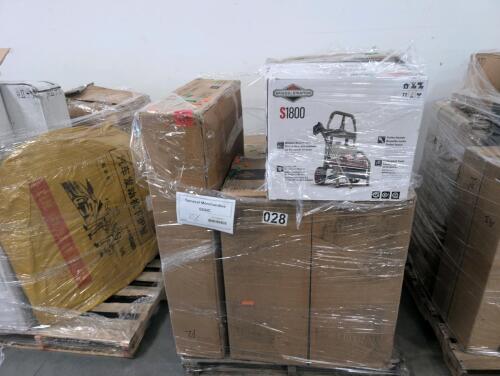Pit boss ultimate griddle PB2BGD2, microwave container, Briggs & Stratton s1800 pressure washer and more