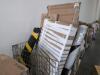 Speed bump, rolled material, Samsung TV boxes taped up condition unknown, Samsung TV Q8 F condition unknown, & More - 2