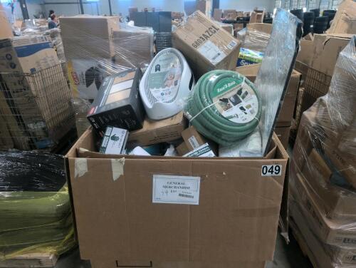 OXO containers, bus tub, settlers of Catan game, umbrella base, bath for baby, exam gloves, water drop filter, self laminating cable cassette, & More