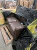 Leather loveseat Customer return out a box - 2