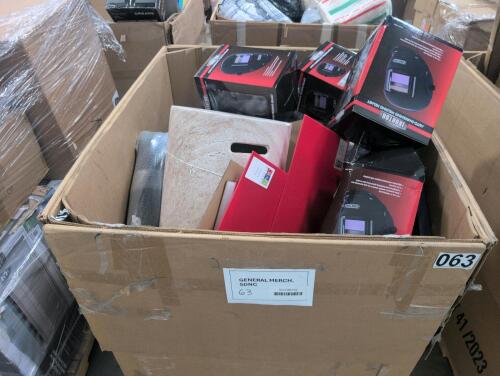IRONTON welding helmet,mop, seat covers, hose, & More