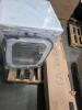 LG washer out of box , customer return partial box Becky Owens Harper upholstered bed - 3