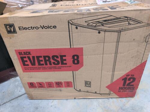 Electro Voice EVERSE 8 weatherized battery powered loudspeaker with Bluetooth