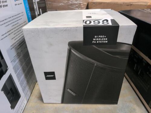 BOSE S1 Pro plus Wireless PA system