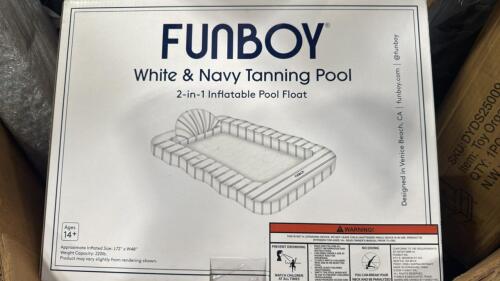 Funboy, signage, red camp, swiffer, toy organizer, packing paper, bags and more