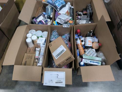 Misc boxes of goods: jellyfish , glue sticks, Dawn platinum, patch kits, sanitizer, blue heat and more