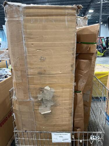 PP/body kit, automotive parts, signage folder, hard travel case, AVENCO pearl twin mattress, and