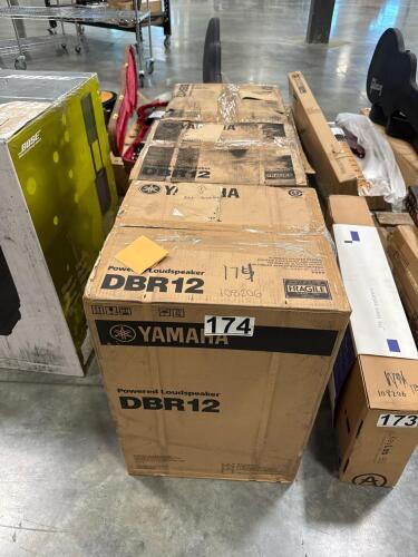 Three &ndash; Yamaha powered loudspeaker DBR12
