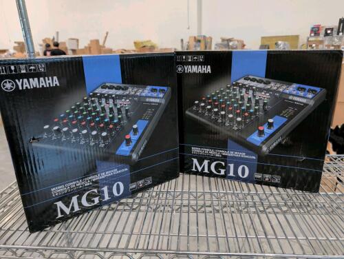 (2) Yamaha MG10s