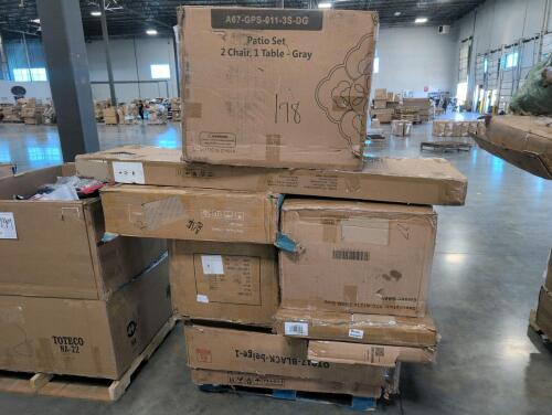 Miscellaneous furniture, patio set, electric scooter, sofa, & More