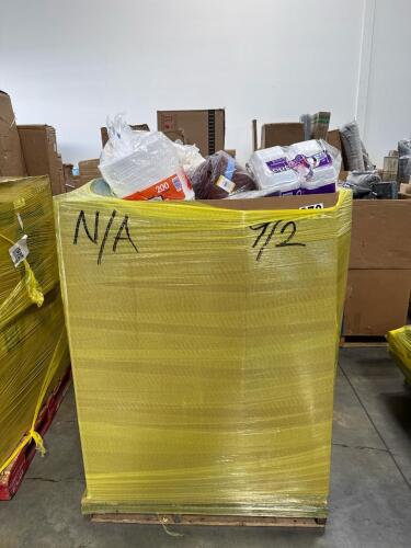 Big box store in the box: clothing, soap, plates, food containers, clothing, CAMBRO, dish detergent, and more