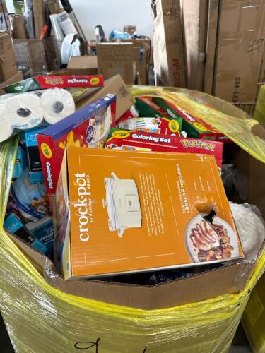 Big box store in the box: Febreze, Pok&eacute;mon coloring set, toilet paper, dog treats Carma crockpot, towels, plastic spoons, paper towel towels & More