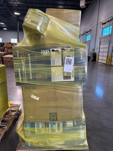 Wood pellet patio heater, chest freezer, tire, midea ac, monster rocking roller, and more