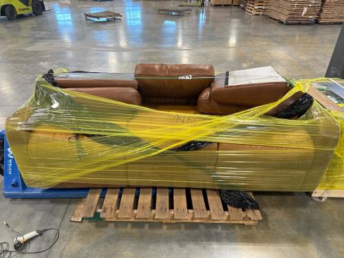 Leather couch Customer return used