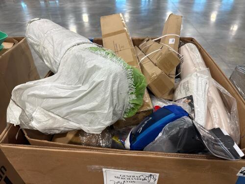 Cushions, chair, sheets, books, party supplies, rug, calculators, NRS lifejacket, pre-round bobbins, peeling stick tile, & More
