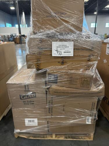 Lennox chair, ladder shelf, mats, garbage can, cold cup, storage totes, and & More