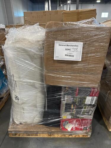 Charcoal grill, rolled mattress, aluminum CALDERO plus cast, KUZCO lighting, Graco modes Trio stroller car seat, sand filter pump & More