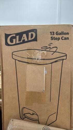 Garbage can, paper rolls, chair, food container, & More