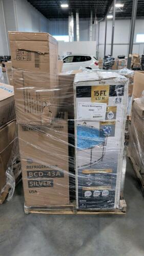 Multiple swimming pools, LG room air conditioner, food containers, golf car motor, panDUIT, & More
