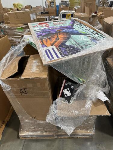 Metal raised garden bed, DULY part, portable AC units, art Eva unit battery, metal tubing, and