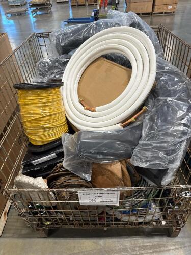 industrial and auto items: carbon alloy, yellow reel wire, conduit, used fluke, small tires and other industrial and auto