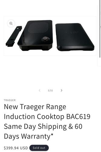 (2) and induction range drop-ins bac619