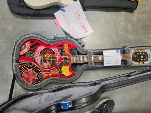 Epiphone Fatoumata Diawara Signature SG Electric Guitar - Ember Red w/ Graphic