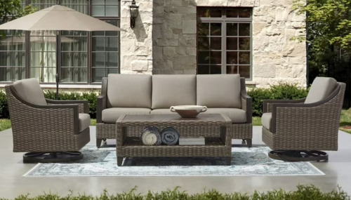 Saint Croix collection four piece deep seating set