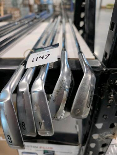 Srixon Zx4 9,8, P (left handed clubs) wnd 58&deg; wedge and Taylor made pitching wedge