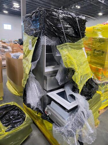 LG fridge out of box in pieces Customer return