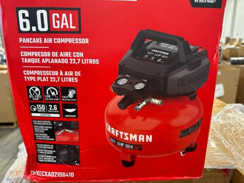 Dining chair, miscellaneous furniture, craftsman pancake air compressor, & More
