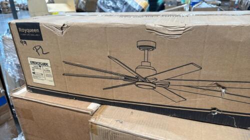 Ray Queen ceiling fan, horizontal diaper changing station, another ceiling fan, everyday glamorous item and more