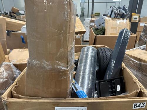 Industrial/automotive, tire, extension cord, cable, wiper blades, hook and pick set, car parts, tires, gloves, & More