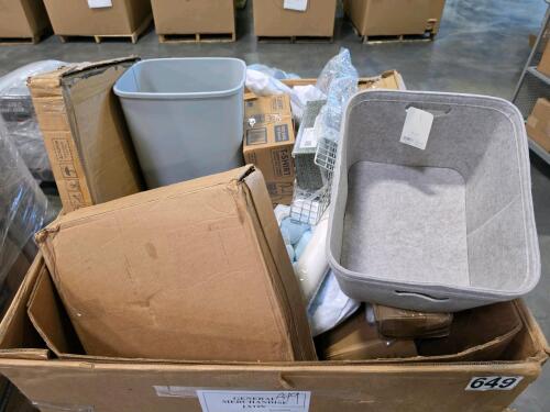 Bright room totes, garbage can, Tacoma mattress topper, BRIZZO handle, Bissell vac, air blower, & More