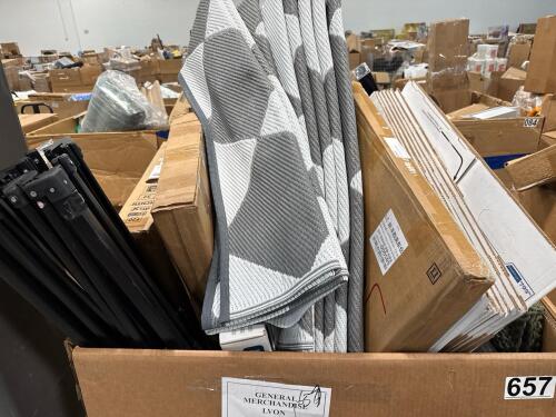 FAUX plant, blanket, flooring, boxes, rug, Arctic gel pad, TV, & More