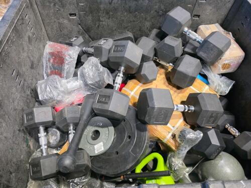 Bin of weights