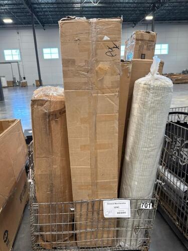 Fireplace, rolled material, bed frames, & More