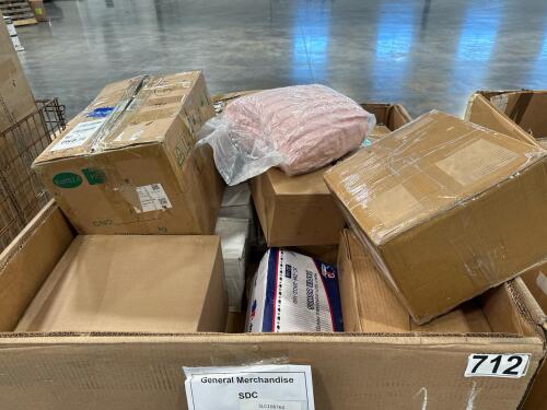 home goods, locks, paper bowls, food containers, and much more