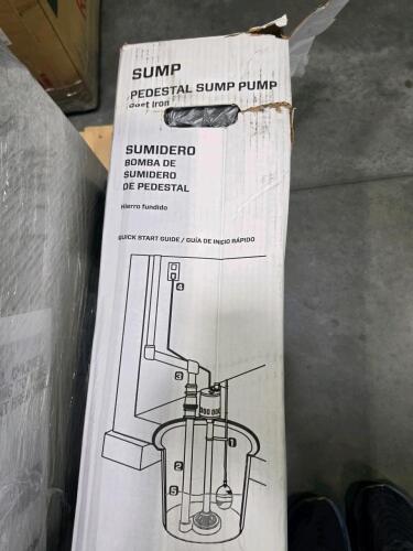 sump pump and Moen products