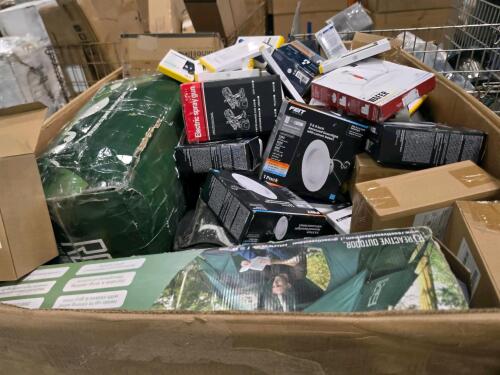 Misc electronics, phone cases, tents and more
