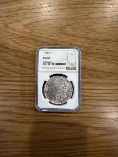 1900 $1 MS 64 Morgan Silver Dollar NGC
