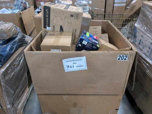 Mop, plates, food containers, and more