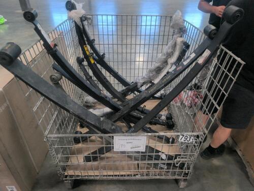 Leaf springs cannot be shipped