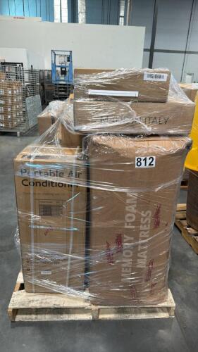 portable air conditioner, memory foam mattress, merac sliding machine, NEX GRL model 720-0864RH, rattan patio furniture