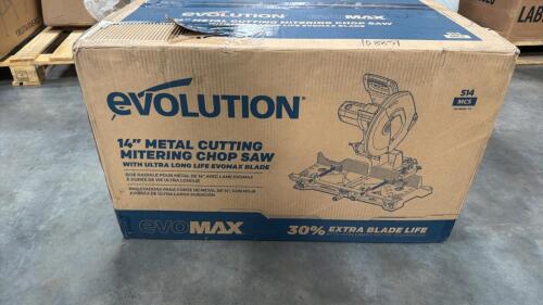 Evolution 14 inch metal cutting miring chopsaw
