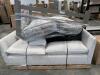Lounge CHAISE is dirty, couch also dirty Customer return