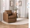 Bridgewater collection Wood nightstand, modern classic leather swivel chair